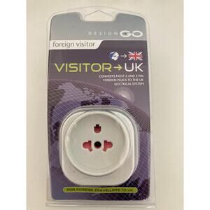 NIB Design Go Foreign Visitor to the UK Convertor Plug